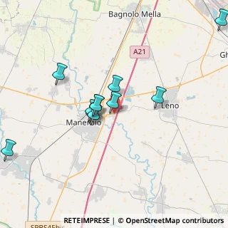 Mappa Strada per Leno, 25025 Leno BS (3.42636)