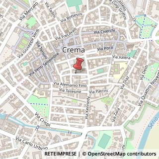 Mappa Via Vimercati, 18, 26013 Crema, Cremona (Lombardia)