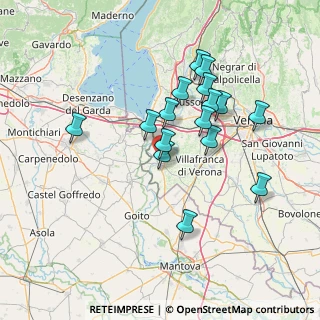 Mappa Via dei Poeti, 37137 Valeggio sul Mincio VR, Italia (12.82125)