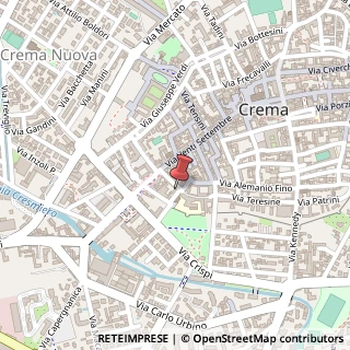 Mappa Via Seminario, 8, 26013 Crema, Cremona (Lombardia)