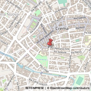 Mappa Via Medaglie D'Oro, 2, 26013 Crema, Cremona (Lombardia)
