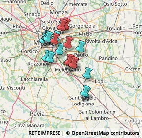 Mappa 20070 Vizzolo Predabissi MI, Italia (10.305)