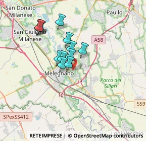 Mappa 20070 Vizzolo Predabissi MI, Italia (2.68833)