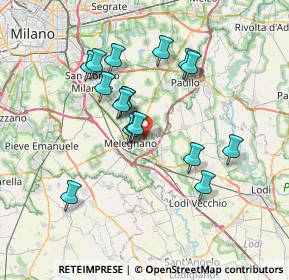 Mappa 20070 Vizzolo Predabissi MI, Italia (6.22765)