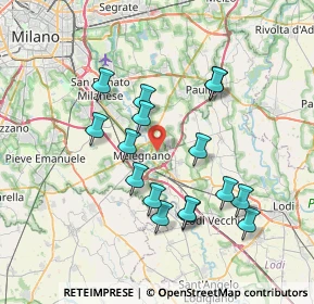 Mappa 20070 Vizzolo Predabissi MI, Italia (6.885)