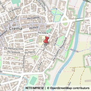 Mappa Via Armando Diaz, 18b, 26013 Crema, Cremona (Lombardia)