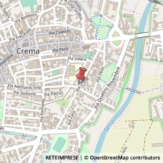 Mappa Via Armando Diaz, 18, 26013 Crema, Cremona (Lombardia)