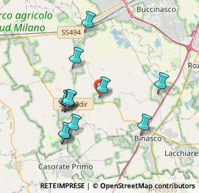Mappa Via Pietro Mascagni, 20082 Noviglio MI, Italia (3.545)
