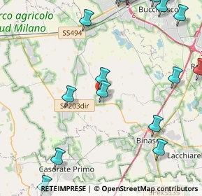 Mappa Via Pietro Mascagni, 20082 Noviglio MI, Italia (6.372)