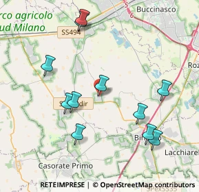 Mappa Via Pietro Mascagni, 20082 Noviglio MI, Italia (4.09364)