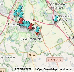 Mappa Via Milano, 20085 Milano MI, Italia (3.67846)