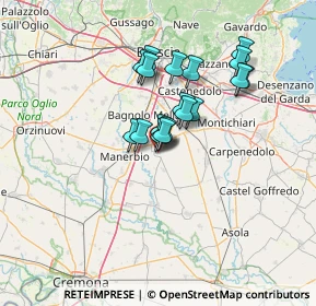 Mappa Quartiere Alcide De Gasperi, 25024 Leno BS, Italia (10.06333)