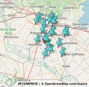 Mappa Quartiere Alcide De Gasperi, 25024 Leno BS, Italia (9.973)