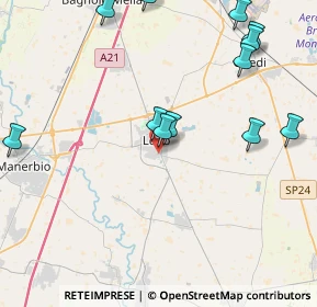 Mappa Quartiere Alcide De Gasperi, 25024 Leno BS, Italia (5.12923)