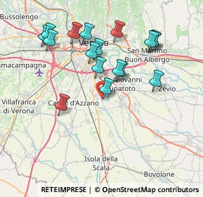 Mappa Via Bovolino, 37060 Buttapietra VR, Italia (7.54176)