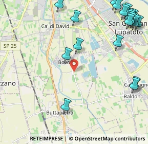 Mappa Via Bovolino, 37060 Buttapietra VR, Italia (3.1595)