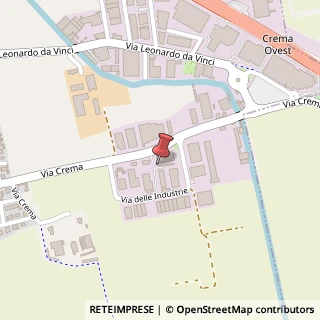 Mappa Via delle Industrie, 50, 26010 Vaiano Cremasco, Cremona (Lombardia)