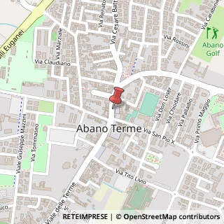 Mappa Via Matteotti, 20, 35031 Abano Terme, Padova (Veneto)
