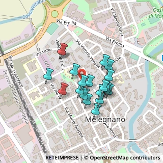 Mappa Via Biagio Miracoli, 20077 Melegnano MI, Italia (0.1645)