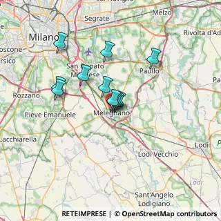 Mappa Via Biagio Miracoli, 20077 Melegnano MI, Italia (5.08727)