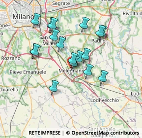 Mappa Via Biagio Miracoli, 20077 Melegnano MI, Italia (6.33824)