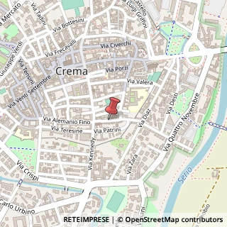 Mappa Via Pesadori,  12, 26010 Crema, Cremona (Lombardia)
