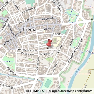 Mappa Via Federico Pesadori, 25, 26013 Crema, Cremona (Lombardia)