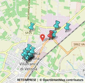 Mappa Via Montello, 37069 Villafranca di Verona VR, Italia (0.9185)
