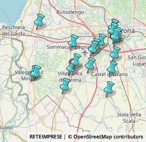 Mappa Via Montello, 37069 Villafranca di Verona VR, Italia (7.522)