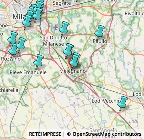 Mappa Via dei Mille, 20077 Melegnano MI, Italia (10.291)