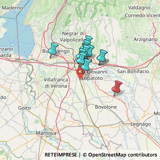 Mappa Via Ca' Nova Toro, 37135 Verona VR, Italia (9.32308)
