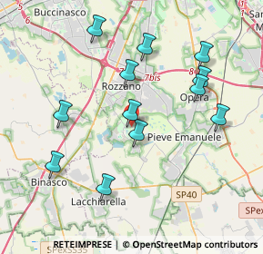 Mappa Residenza Parco, 20080 Milano MI, Italia (3.8775)