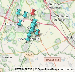 Mappa Viale Carso, 20085 Locate di Triulzi MI, Italia (2.62385)