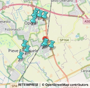 Mappa Viale Carso, 20085 Locate di Triulzi MI, Italia (1.71818)