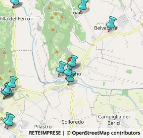 Mappa Via Rio, 36040 Sossano VI, Italia (3.04929)