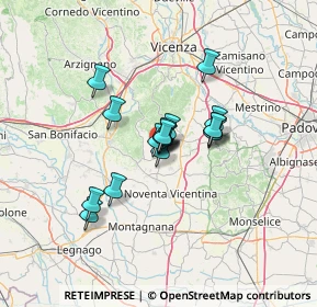 Mappa Via Rio, 36040 Sossano VI, Italia (8.52588)