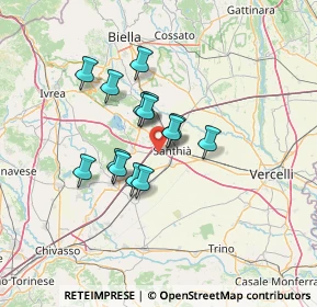 Mappa Strada Provinciale, 13049 Tronzano vercellese VC, Italia (9.895)