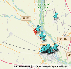 Mappa Strada Olcenengo, 13030 Caresanablot VC, Italia (4.1945)