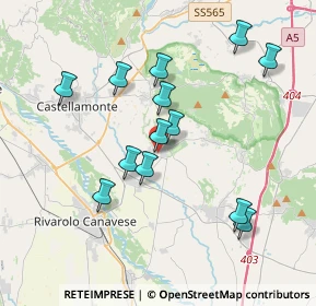 Mappa Strada Pollino Vittone, 10011 Agliè TO, Italia (3.58769)