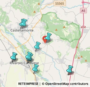 Mappa Strada Pollino Vittone, 10011 Agliè TO, Italia (4.80833)
