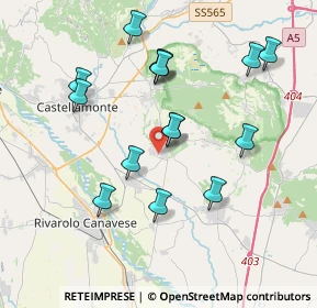 Mappa Strada Pollino Vittone, 10011 Agliè TO, Italia (3.726)