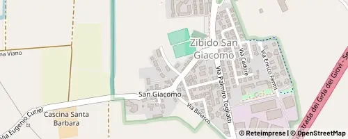 Mappa Zibido San Giacomo