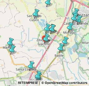 Mappa Via Togliatti, 20080 Zibido San Giacomo MI, Italia (2.31353)