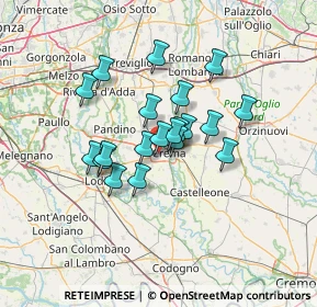 Mappa 26010 Crema CR, Italia (9.949)