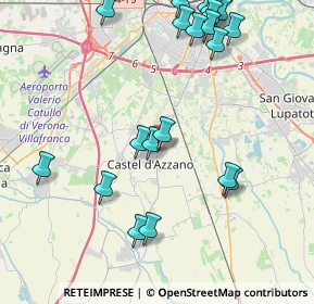 Mappa Via Carlo Pisacane, 37060 Castel d'Azzano VR, Italia (4.889)