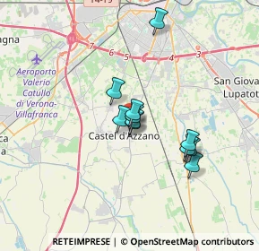 Mappa Via Carlo Pisacane, 37060 Castel d'Azzano VR, Italia (2.39182)