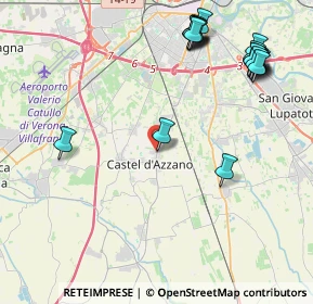 Mappa Via P. Mascagni, 37060 Castel d'Azzano VR, Italia (5.24)
