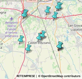 Mappa Via Carlo Pisacane, 37060 Castel d'Azzano VR, Italia (4.01308)