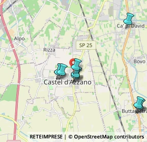 Mappa Via Carlo Pisacane, 37060 Castel d'Azzano VR, Italia (1.86818)