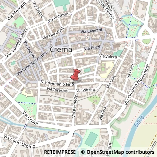 Mappa Via Alemanio Fino, 1, 26013 Crema, Cremona (Lombardia)